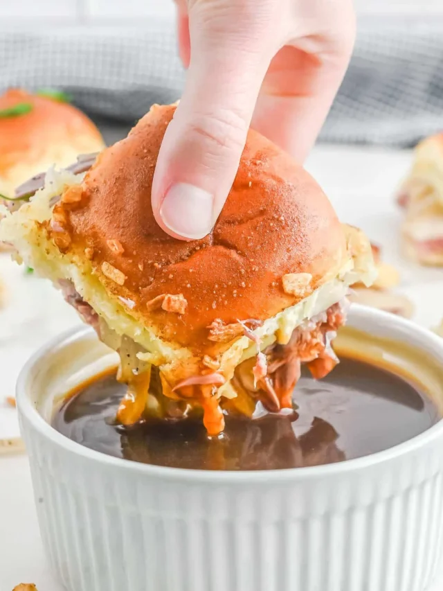 Easy French Dip Sliders Recipe