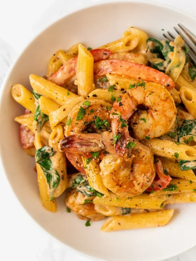 Creamy Cajun Shrimp Pasta